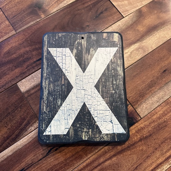 Letter X wall decor wooden barnwood rustic - Picture 1 of 1